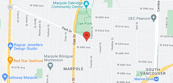 map of 928 PARK DRIVE